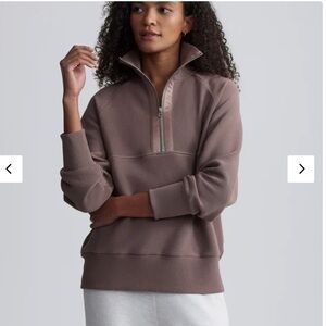 Varley Womens Sz Medium Lismore half zip sweater sweatshirt